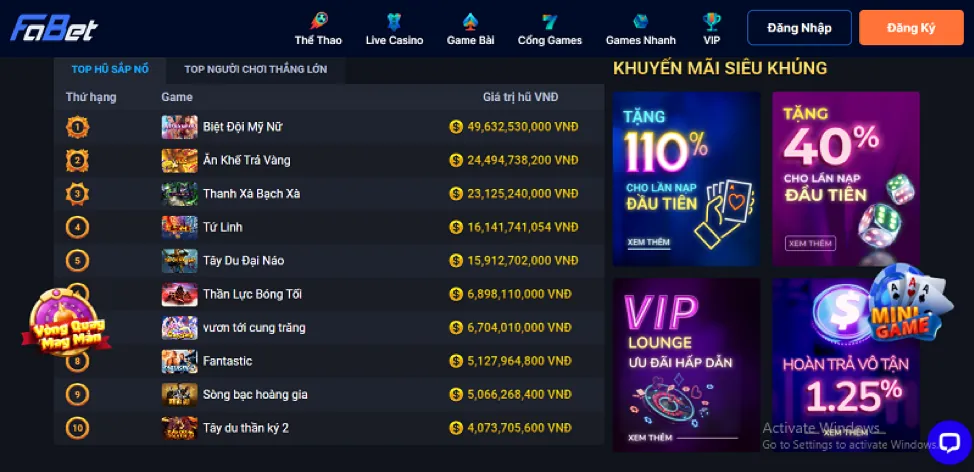 Khuyến mãi độc quyền SA88 App